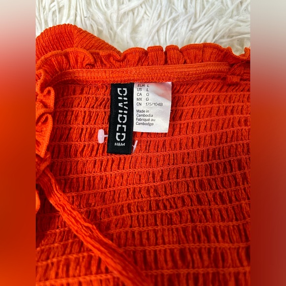 ◾️3/$25 H&M Tie Shoulder Strap Smocked MIDI Dress - Picture 11 of 13